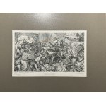 Czeslaw Slania, Battle of Grunwald, Steel engraving with designer