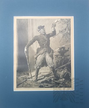 Elwiro ANDRIOLLI (1836 - 1893), Na ganek Protazy wchodzi..., z cyklu Pan Tadeusz