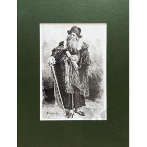 Elwiro ANDRIOLLI (1836-1893), Z cyklu Meir Ezofowicz, drzew. sygn. 1888