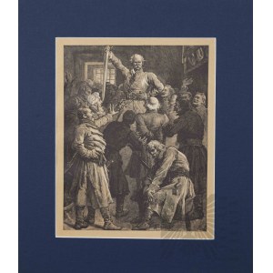 Elwiro ANDRIOLLI (1836-1893), Wiwat Scyzoryk!, z Cyklu Pan Tadeusz, 1882