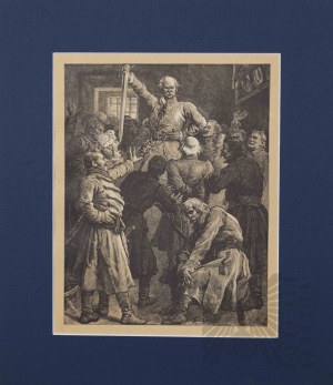 Elwiro ANDRIOLLI (1836-1893), Wiwat Scyzoryk!, z Cyklu Pan Tadeusz, 1882