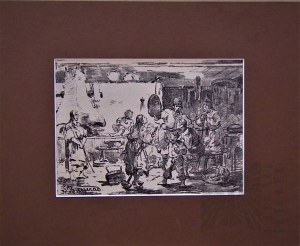 Seweryn BIESZCZAD (1852-1923), Rural scene, 1881