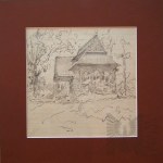 Tadeusz CIE¦LEWSKI-father (1870-1956), House with a veranda