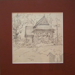 Tadeusz CIE¦LEWSKI-father (1870-1956), House with a veranda