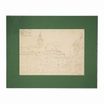Tadeusz CIE¦LEWSKI-Father (1870-1956), Warsaw, View of the Castle