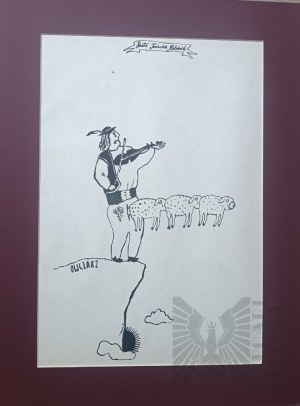 Andrzej CZECZOT (1933-2012), Owczarz, Z cyklu Suita Tańców Polskich,1980