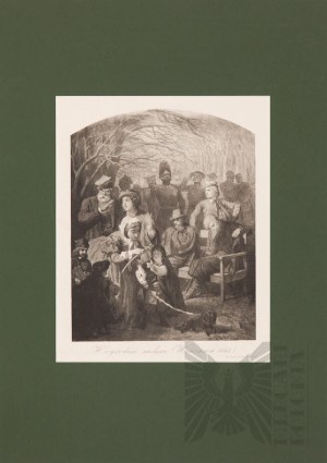Artur GROTTGER (1837-1867), W Ogrodzie Saskim (Warszawa 1861)