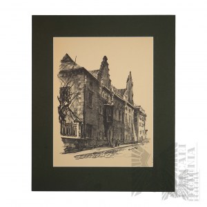Jan Kanty GUMOWSKI (1883-1946), Building of Collegium Maius in Krakow