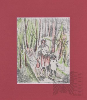 Jan HRYNKOWSKI (1891-1971), Promenade dans la forêt, 1928