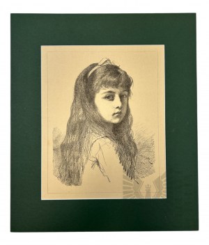 Leopold HOROWITZ (1837-1917), Portrait of a girl, 1884