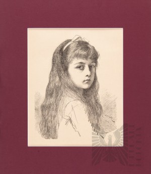Leopold HOROWITZ (1837-1917), Portrait of a girl, 1884