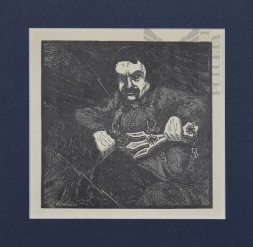 Stanisław JAKUBOWSKI (1885-1964), Perun, z teki „Bogowie Słowian”, 1933