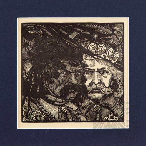 Stanisław JAKUBOWSKI (1885-1964), Bogowie Słowian - Bielboh i Czernoboh, 1933