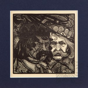 Stanisław JAKUBOWSKI (1885-1964), Bogowie Słowian - Bielboh i Czernoboh, 1933