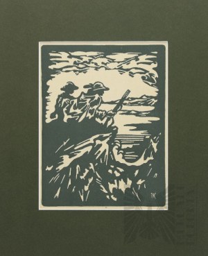 Janusz KOTARBIŃSKI (1890-1940), Na polowaniu w Tatrach, 1923