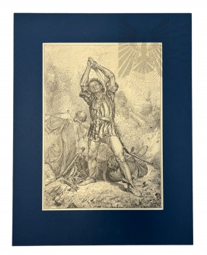 Józef KRZESZ-MĘCINA (1860-1934), Na bitwie, 1884