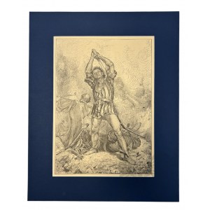 Józef KRZESZ-MĘCINA (1860-1934), Na bitwie, 1884