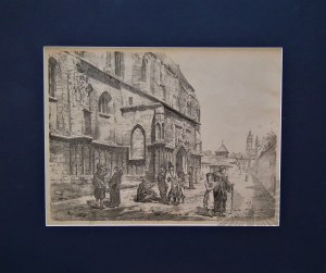 Hipolit LIPIÑSKI (1846-1884), St. Catherine's Church in Cracow, 1881