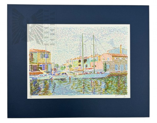 Serge MENDJISKY (1929-2017), Port Girmaud IV