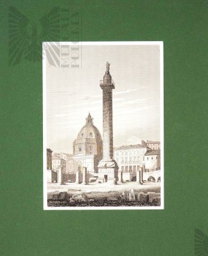 Carl MERKER (1817-1897), Trajan's Column in Rome, 1856