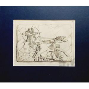 Carl MERKER (1817-1897), Wojownicy egipscy, 1856