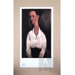 Amedeo MODIGLIANI (1884 - 1920), Portrait of Luni (Ludwika) Chekhovskaya, 1917