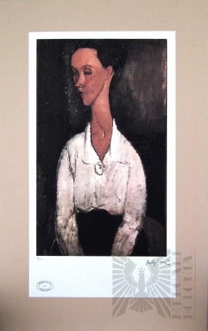 Amedeo MODIGLIANI (1884 - 1920), Portrét Luni (Ludwiky) Czechowské, 1917