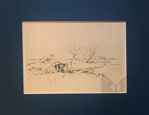 Józef PANKIEWICZ (1866-1940), Canale di Piński a Podlasie, 1899
