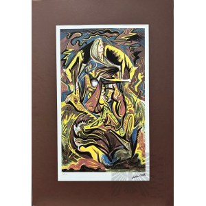Jackson POLLOCK (1912-1956), Composition with a woman