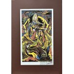 Jackson POLLOCK (1912-1956), Composition with a woman