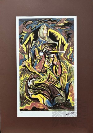 Jackson POLLOCK (1912-1956), Kompozycja z kobietą