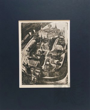 Marian PUCHALSKI (1912-1970), Old Town in Warsaw, 1930s/40s.
