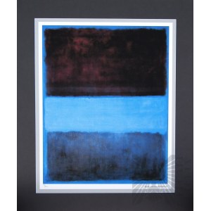 Mark ROTHKO (1903-1970) Rust &amp; Blue 1953