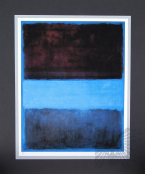 Mark ROTHKO (1903-1970) Rust & Blue 1953