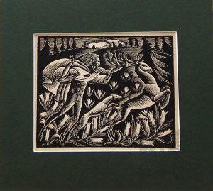 Władysław SKOCZYLAS (1883-1934), Łowy / Chasse, de la série : 