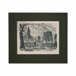 Antoni SUCHANEK (1901-1982), Three Crosses Square from the Warsaw portfolio, 1945