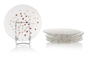 Jan Sylwester DROST (1934 - 2024), Set of six painted plates 