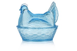 Glass bomboniera 