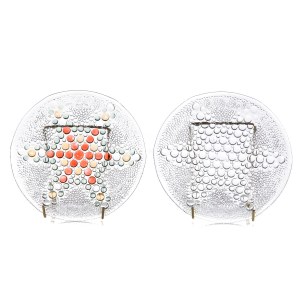 Set de deux assiettes