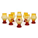 Ludwik FIEDOROWICZ (b. 1948), Set of 8 glasses