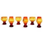 Ludwik FIEDOROWICZ (b. 1948), Set of 6 glasses