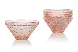 Bogdan KUPCZYK (b. 1934), Set of 4 rosaline salad bowls, catalog no. 6029