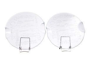 Set of two cheese plates