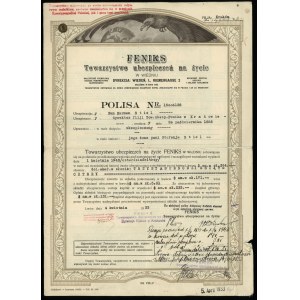 Polska, zestaw: 3 x polisa, 1930-1933