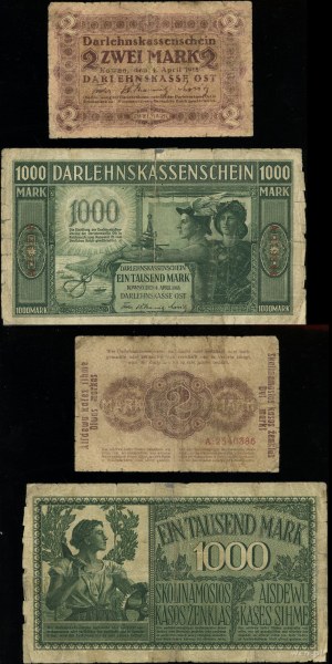 Poland, set of 2 banknotes, 4.04.1918