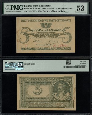 Poland, 5 Polish marks, 17.05.1919