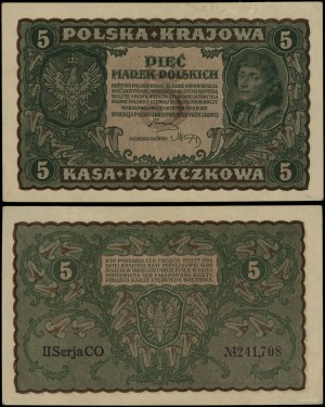Poland, 5 Polish marks, 23.08.1919