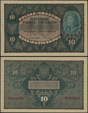 Poland, 10 Polish marks, 23.08.1919