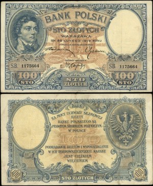 Pologne, 100 zloty, 28.02.1919