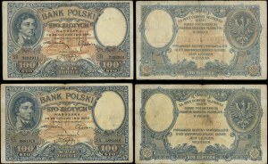 Poland, set: 2 x 100 zloty, 28.02.1919